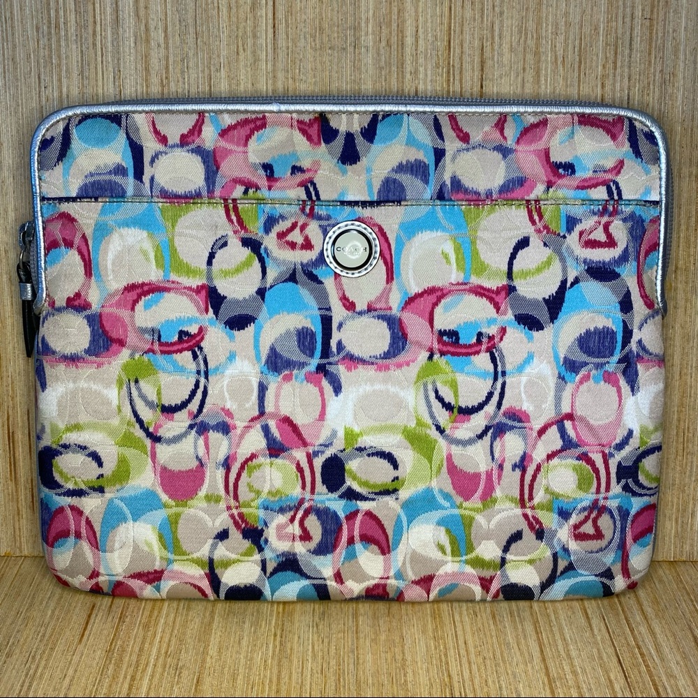 Coach Tablet Sleeve / Case iPad/Excellent Condition